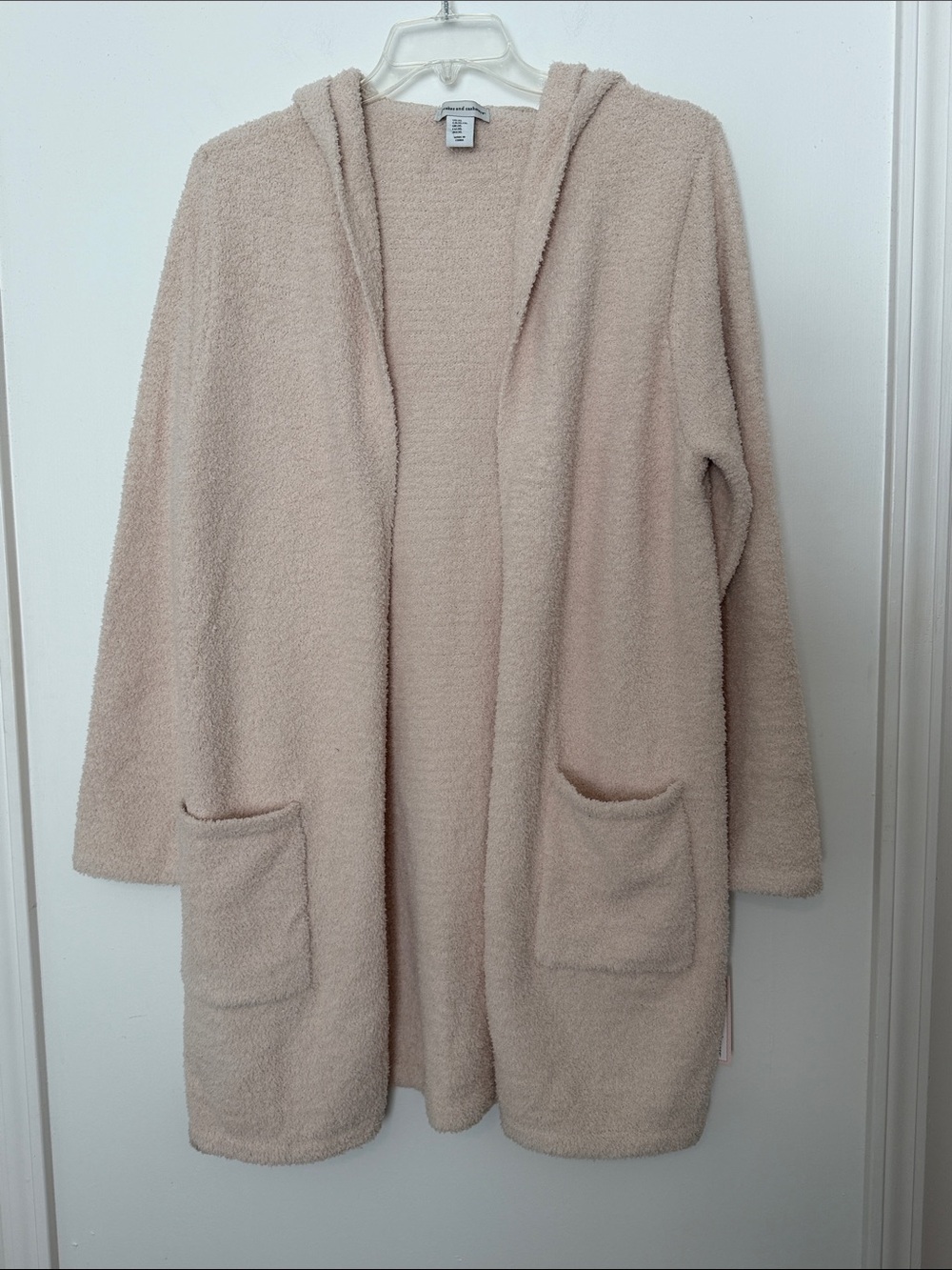 cupcakes & cashmere Hooded Open-Front Cardigan - Light Cream